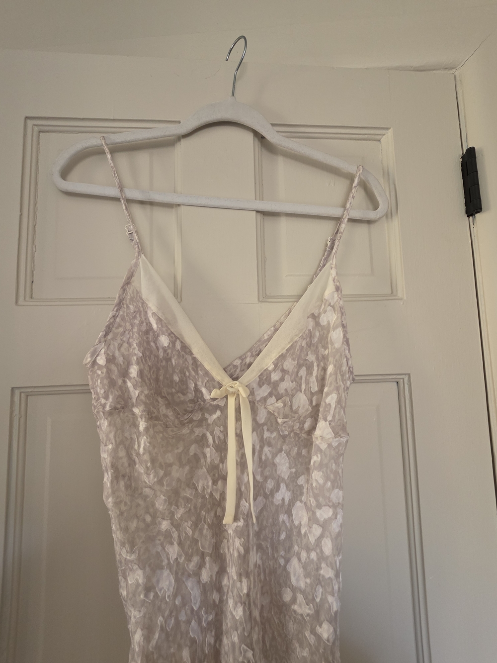 Vintage Vinlctorias Secret Velour Chemise - Light Beige - Picture 3 of 3